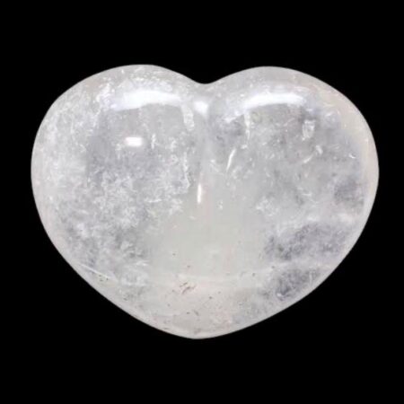 Natural Clear Quartz Crystal Heart - Healing & Decorative Stone