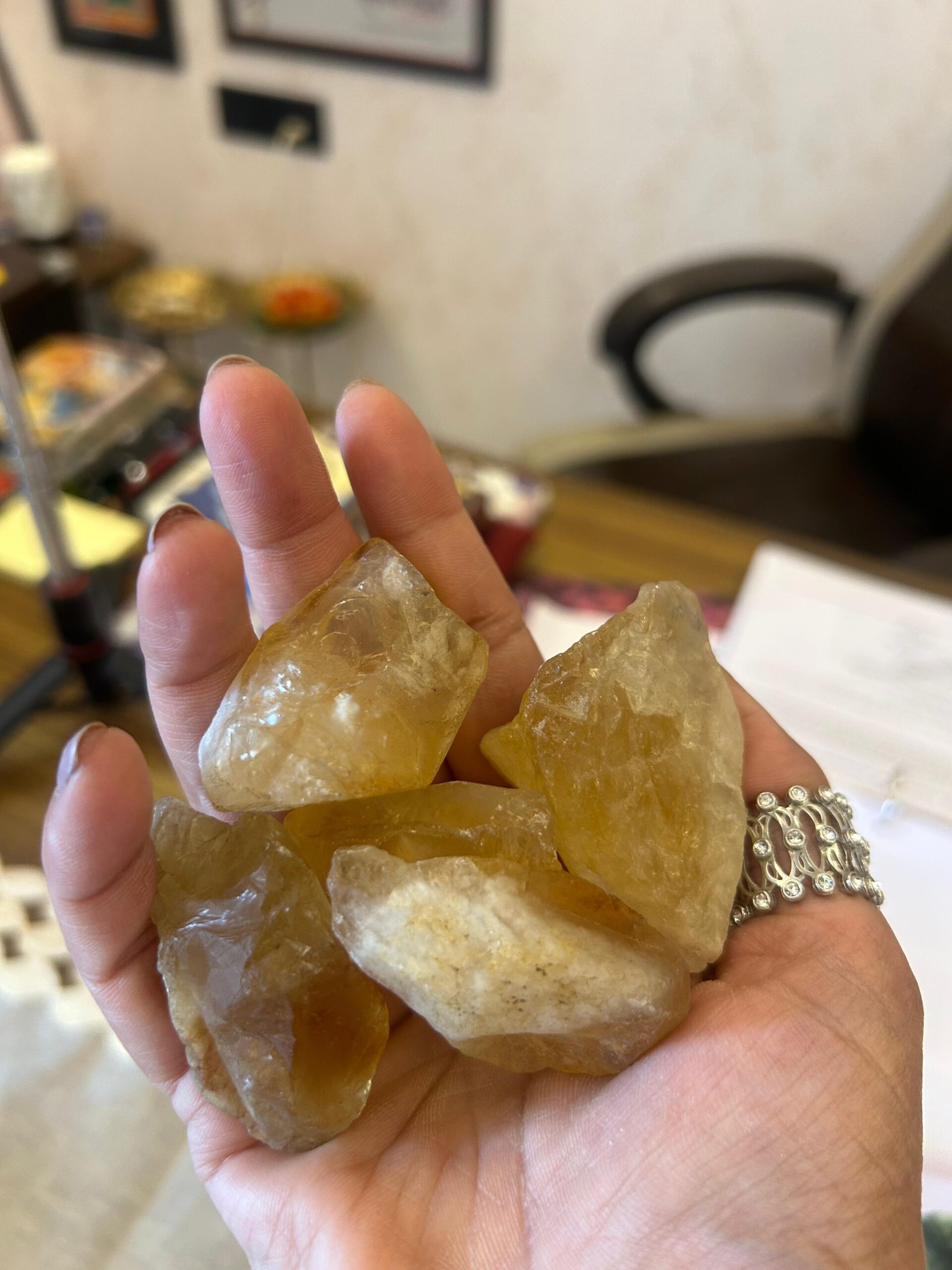 Natural Rough Citrine Crystal Chunks - Abundance & Prosperity Stone