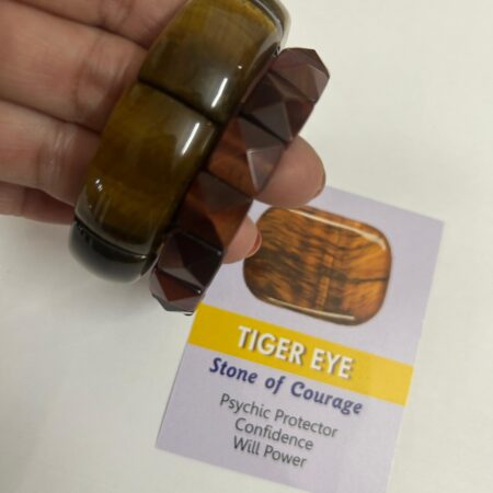 Premium Tiger Eye Stone of Courage Bracelet - Psychic Protector & Confidence Booster