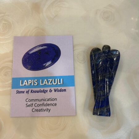 Lapis Lazuli Angel Figurine - Stone of Knowledge & Wisdom
