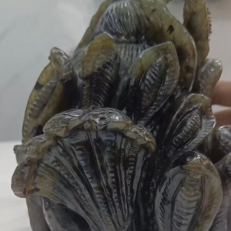 Carved Stone or Resin Decorative Sculpture.
