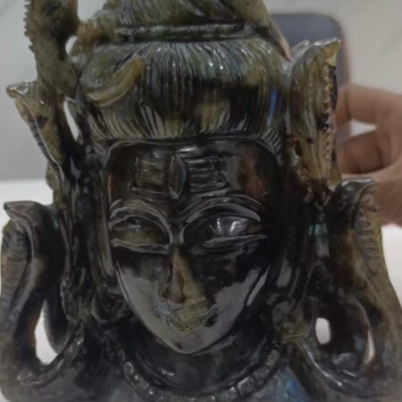 Labradorite Lord Shiva – Divine Protection & Transformation
