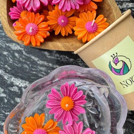 Floating Flower Candles - Set of 10