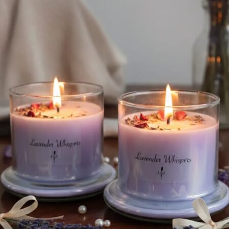 Lavender Whispers Scented Candles - Aromatic Bliss for Your Home