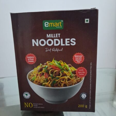 Emart-Green Foxtail Millet Noodles 200g | Healthy High Fiber Millet Noodles